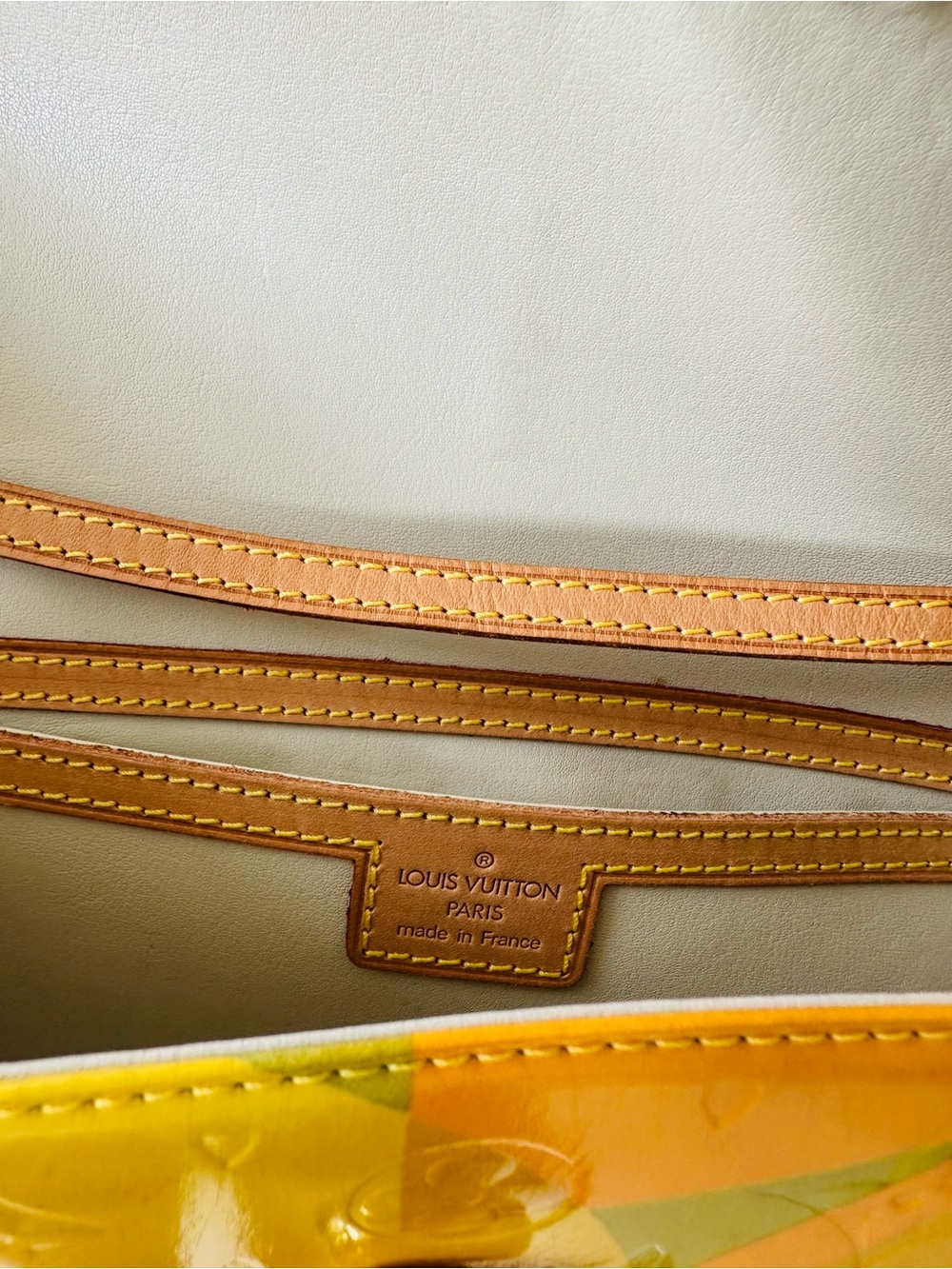 Louis Vuitton Vintage Monogram Vernis Fleurs Pochette - Picture 11 of 13